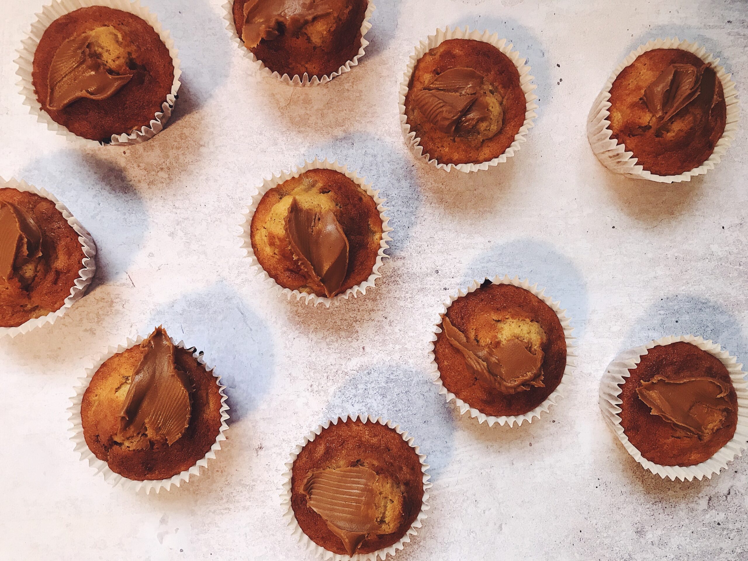 Banana and Biscoff Cupcakes - The Batch Lady