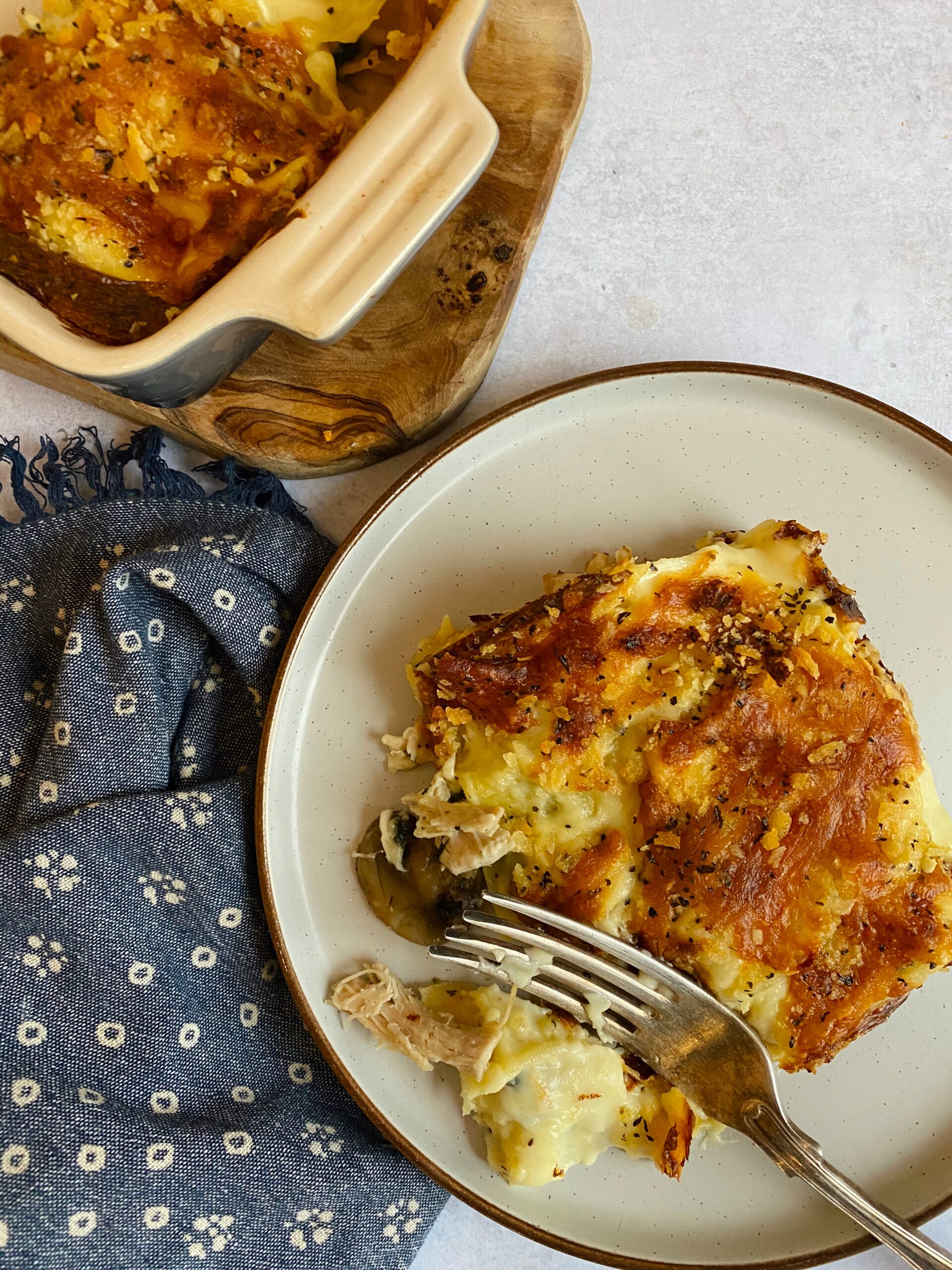 Chicken and Mushroom Lasagne - The Batch Lady
