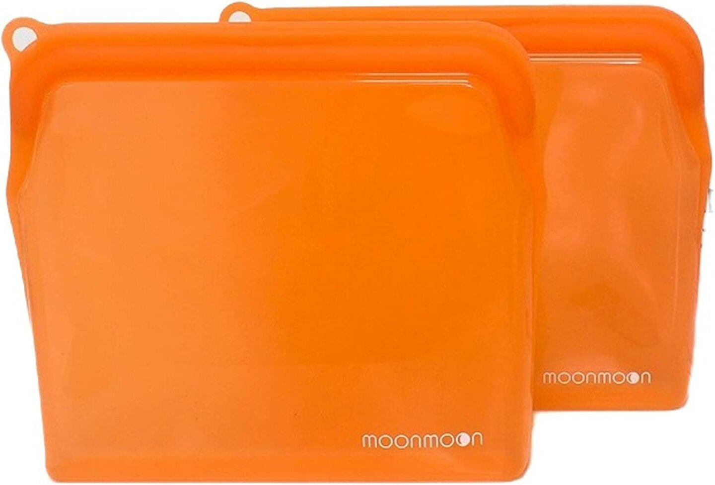 Moonmoon Reusable Silicone Food Bags 900ml Leakproof Fridge & Freezer