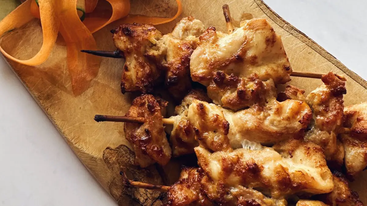 'Grab and Cook' Thai Coconut Chicken Kebabs The Batch Lady
